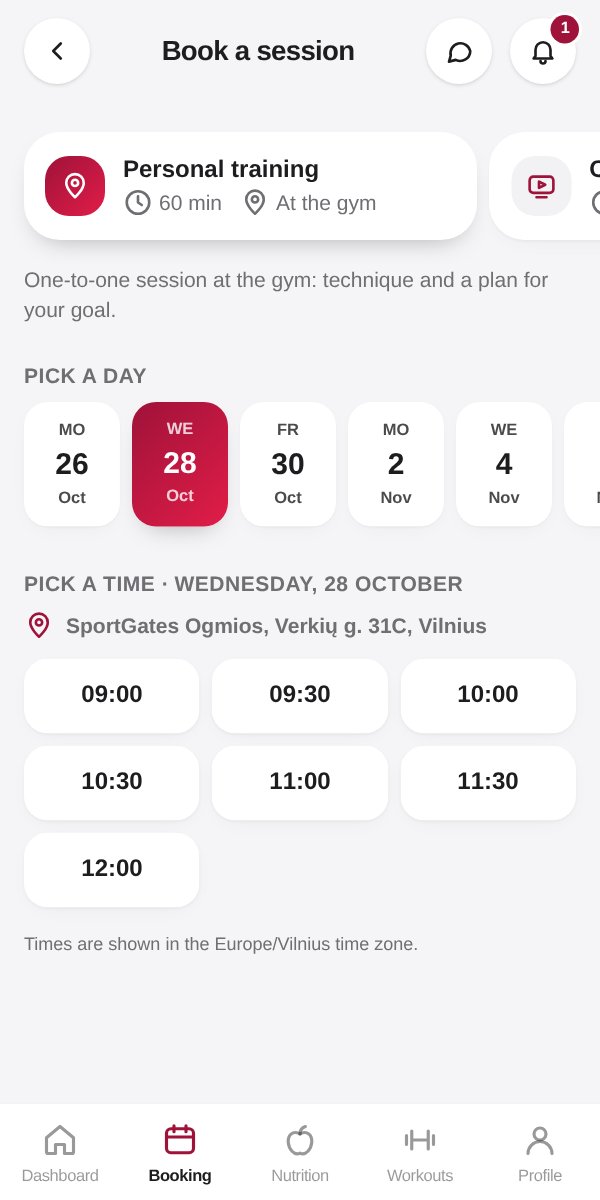 Booking